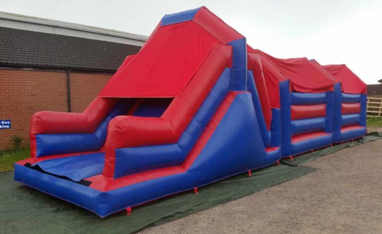 Three-Part Red and Blue Obstacle Course